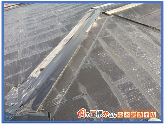 下諏訪棟板金交換工事　施工前